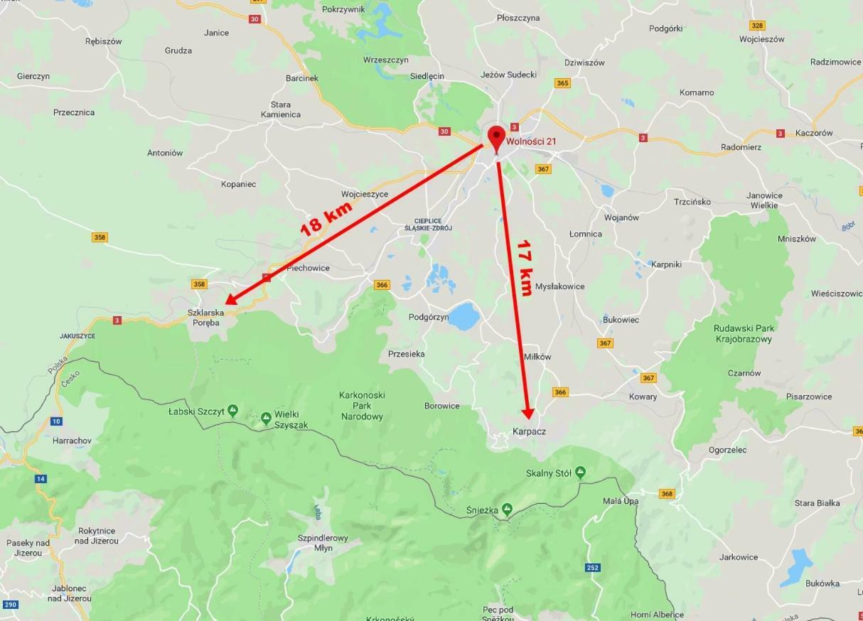 Wolnosci 21 Jelenia Gora 아파트 외부 사진